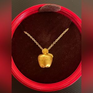 RARE Disney apple necklace from Shanghai Disneyland Park